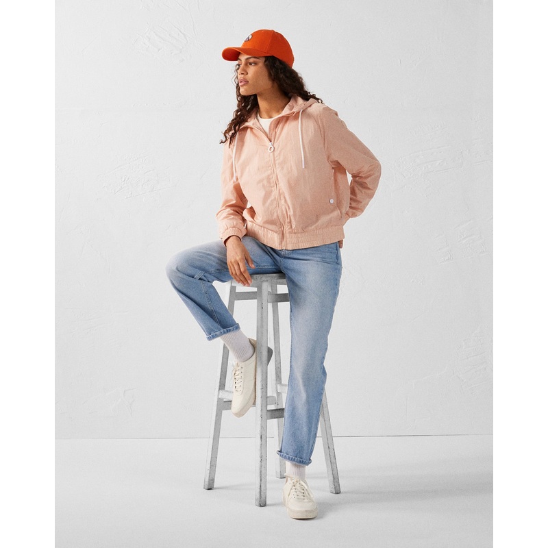 Blouson coupe-vent lger  capuche Pche clair Alize