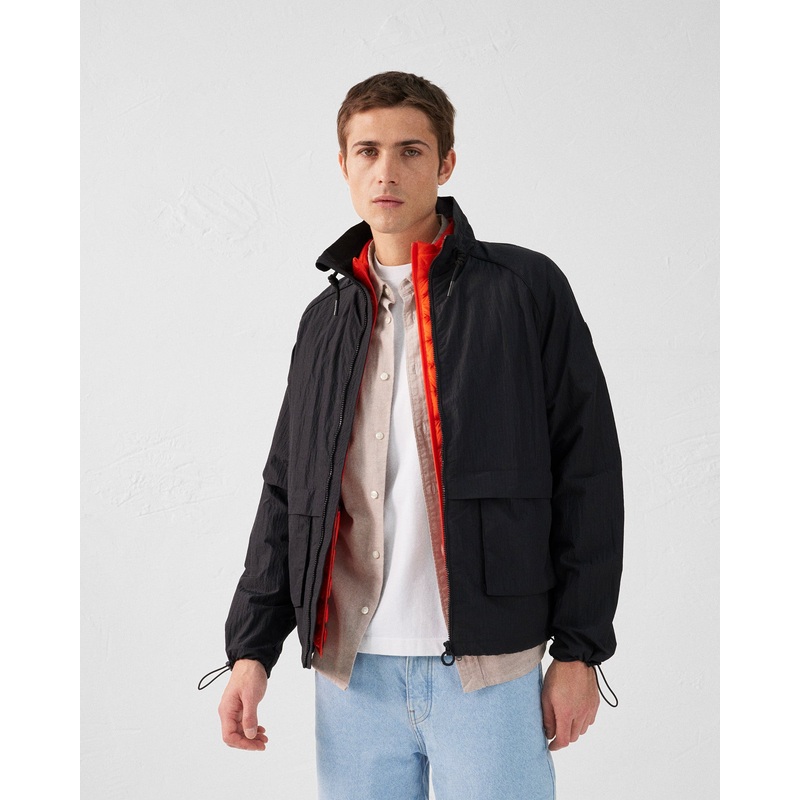 Blouson coupe-vent lger Noir Placebo