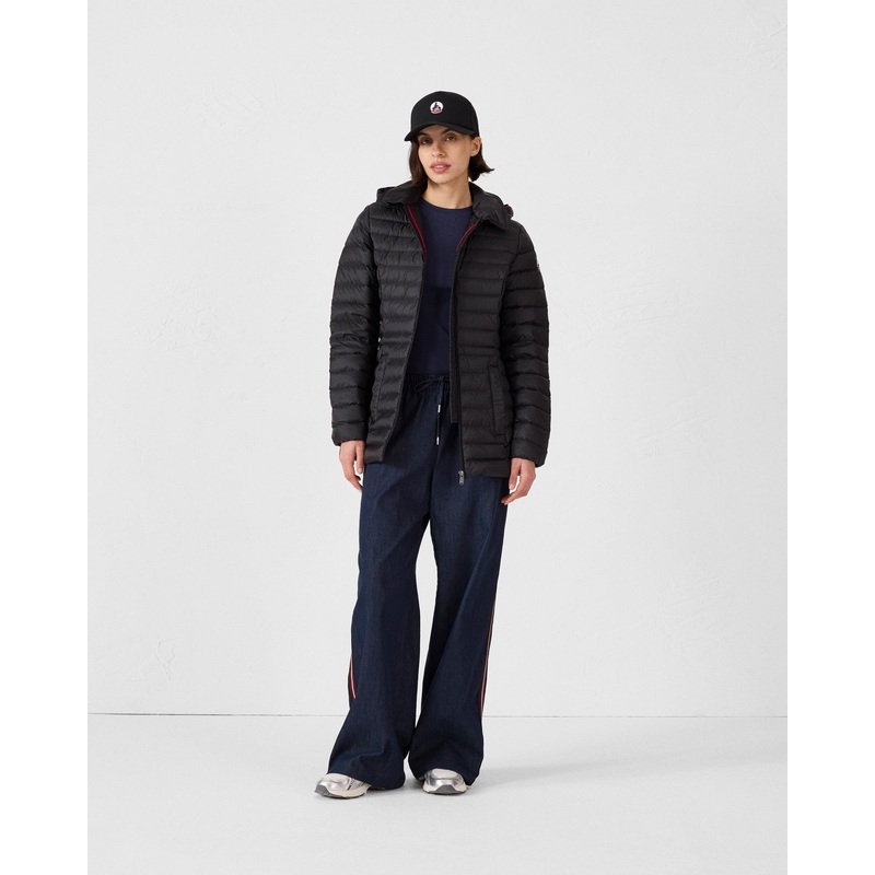 Doudoune  capuche mi-longue Noir Nour 2.0