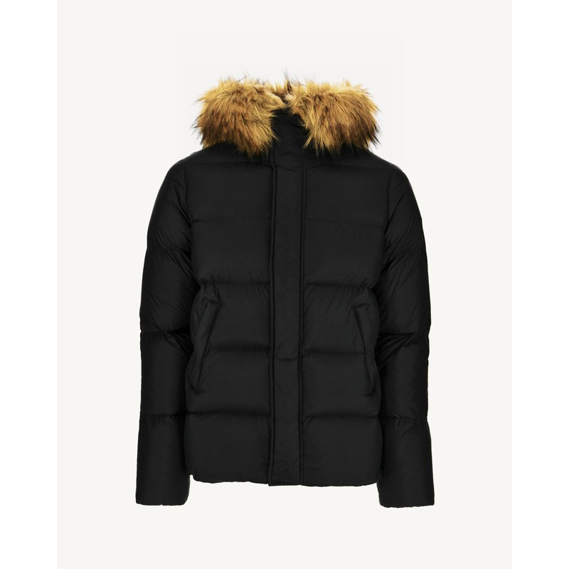 Doudoune courte  capuche Noir Prestige 2.0