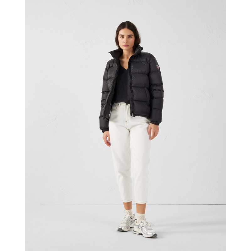 Extreme Cold Quilted Down Jacket Black Cardiff