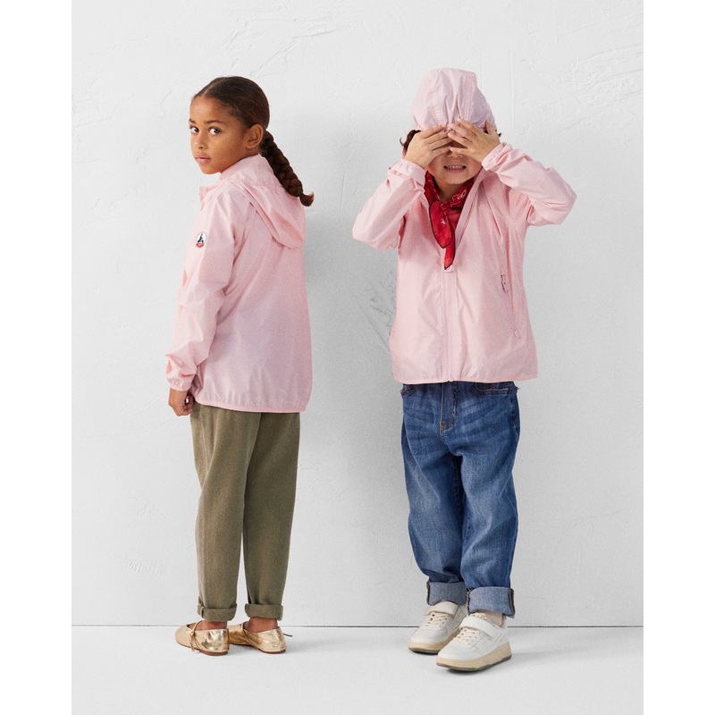 Impermable enfant paquetable Rose pche Arran