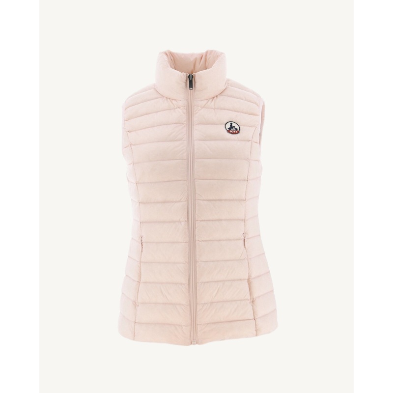Light pink sleeveless down jacket Seda