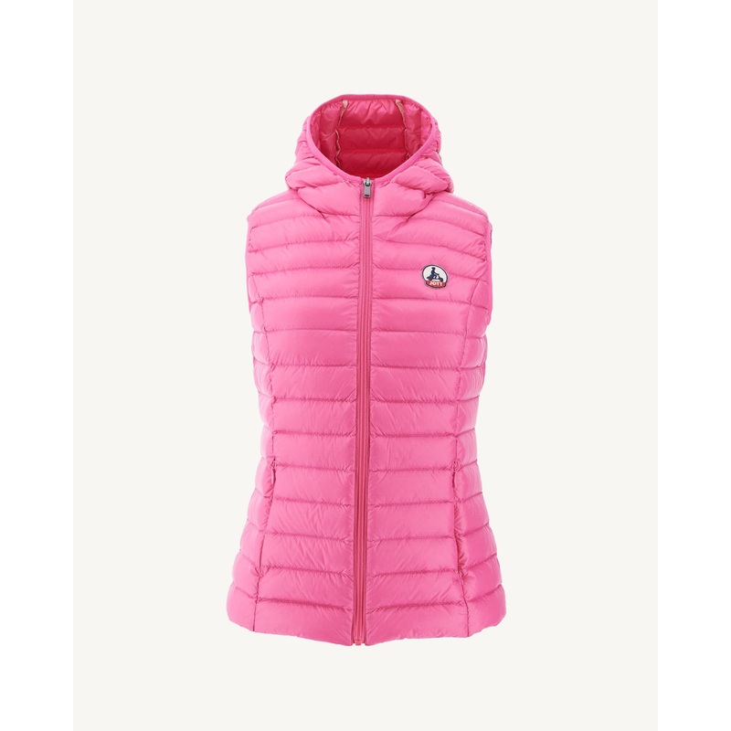 Light sleeveless down jacket Intense pink Mali