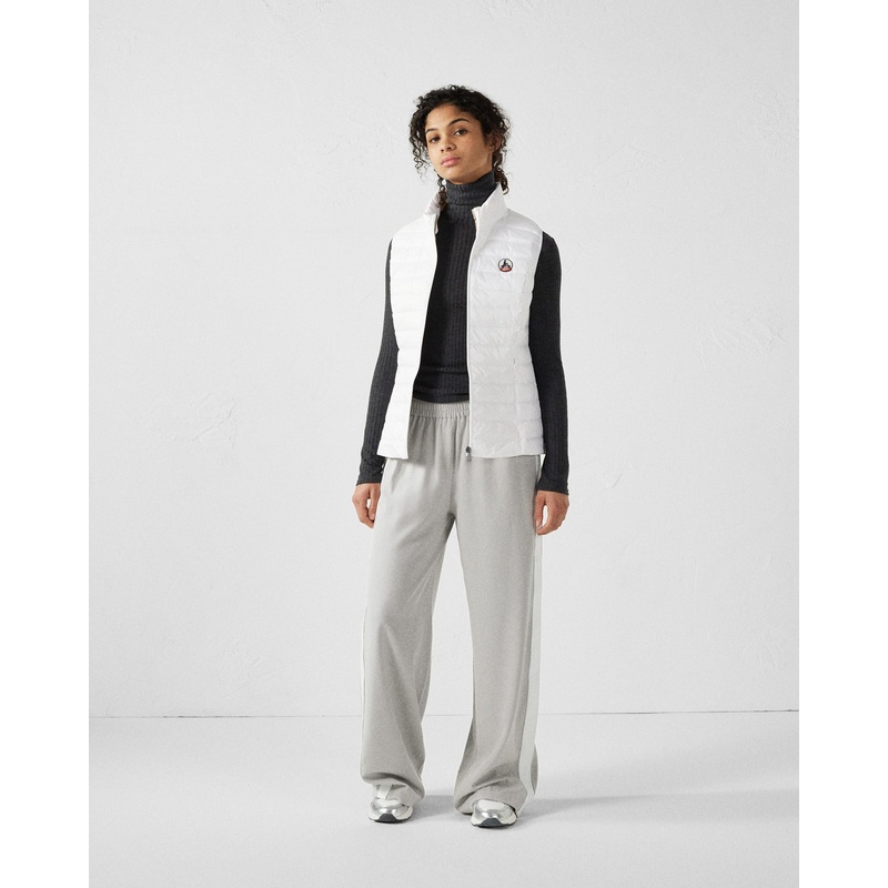Light sleeveless padded jacket White Seda