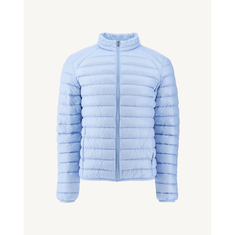 Lightweight down jacket Light blue Mat