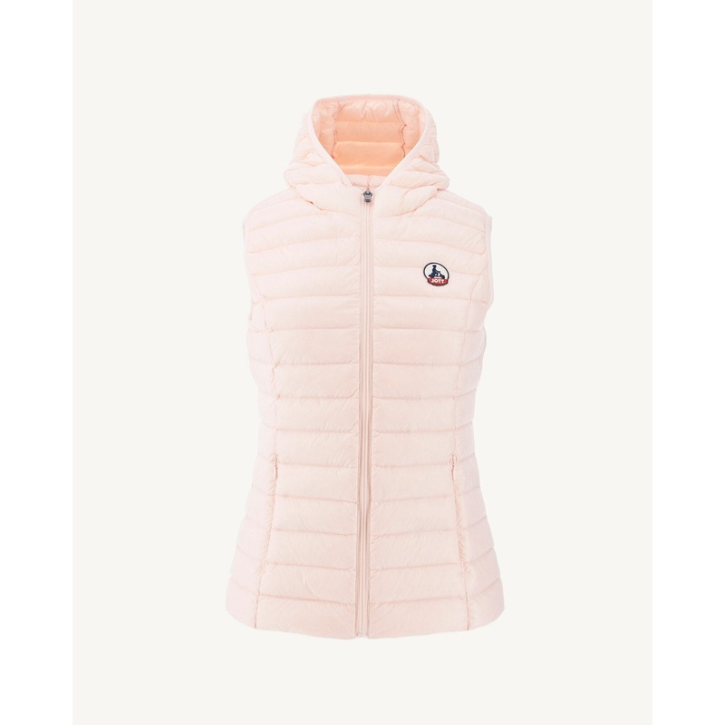 Lightweight sleeveless padded jacket Light pink Mali