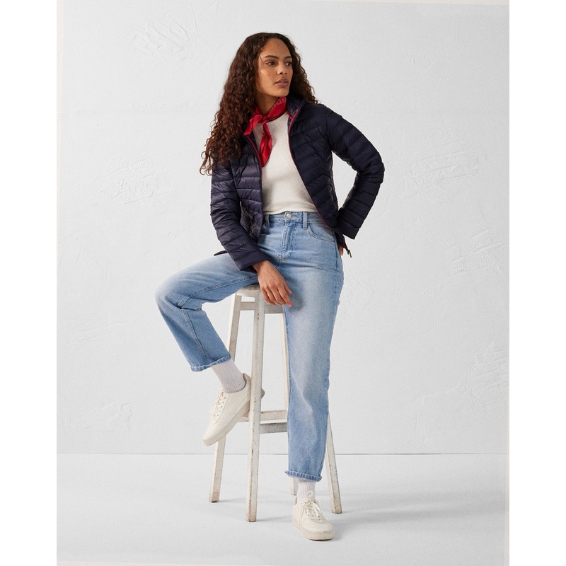 Marine Cloe lightweight hooded down jacket