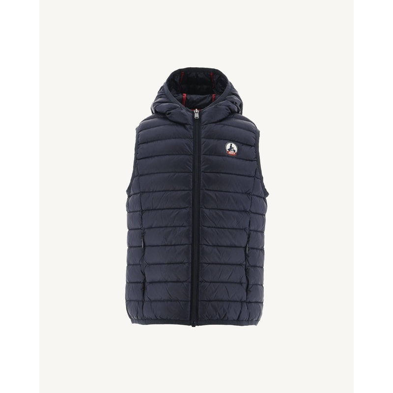 Navy Djam children's sleeveless down jacket
