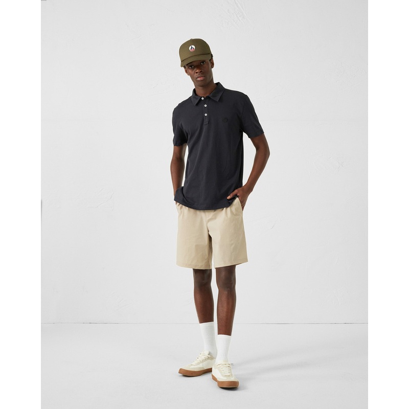Polo en coton biologique Noir Lavan