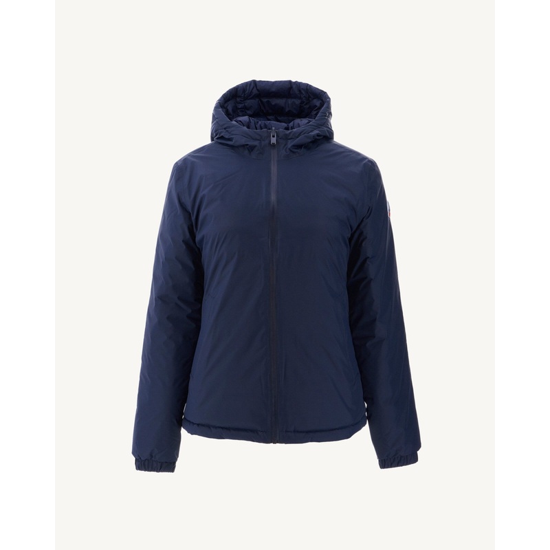 Reversible hooded puffer jacket Marine Vienne