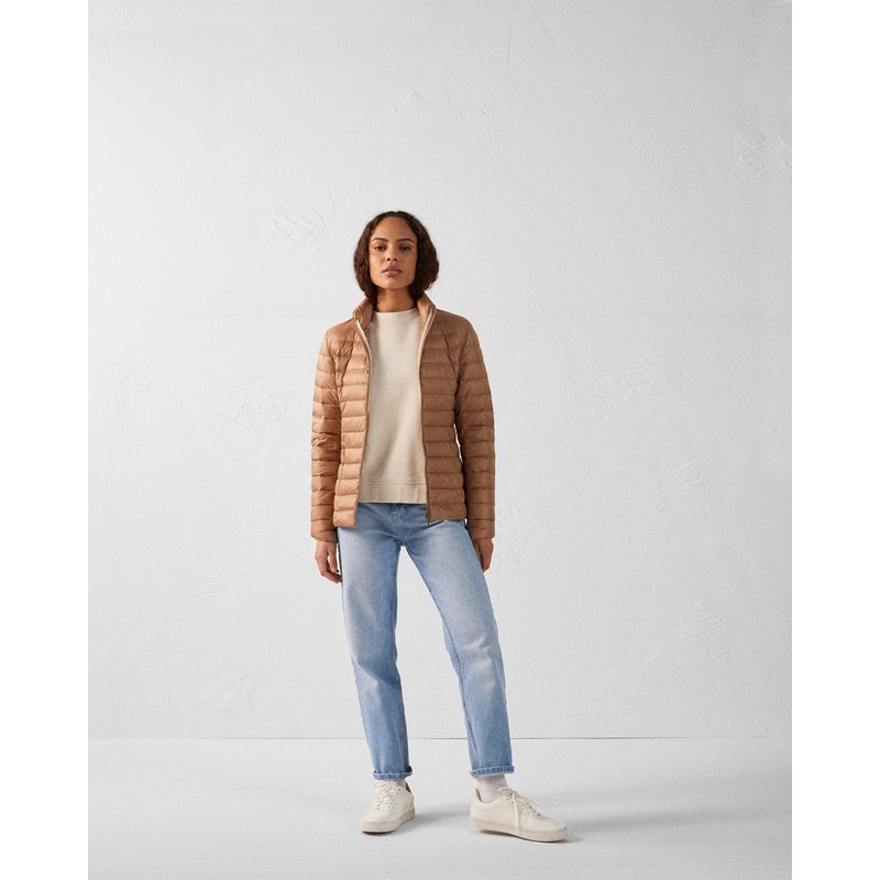 Sweat bimatire col rond Sable Pinako