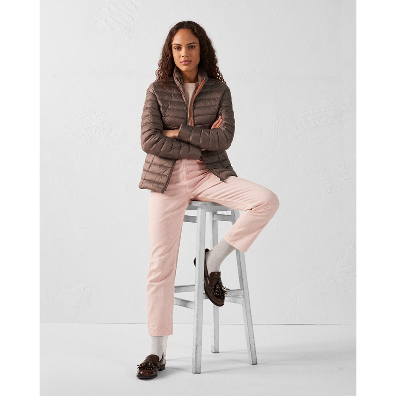 Taupe Cha lightweight padded jacket