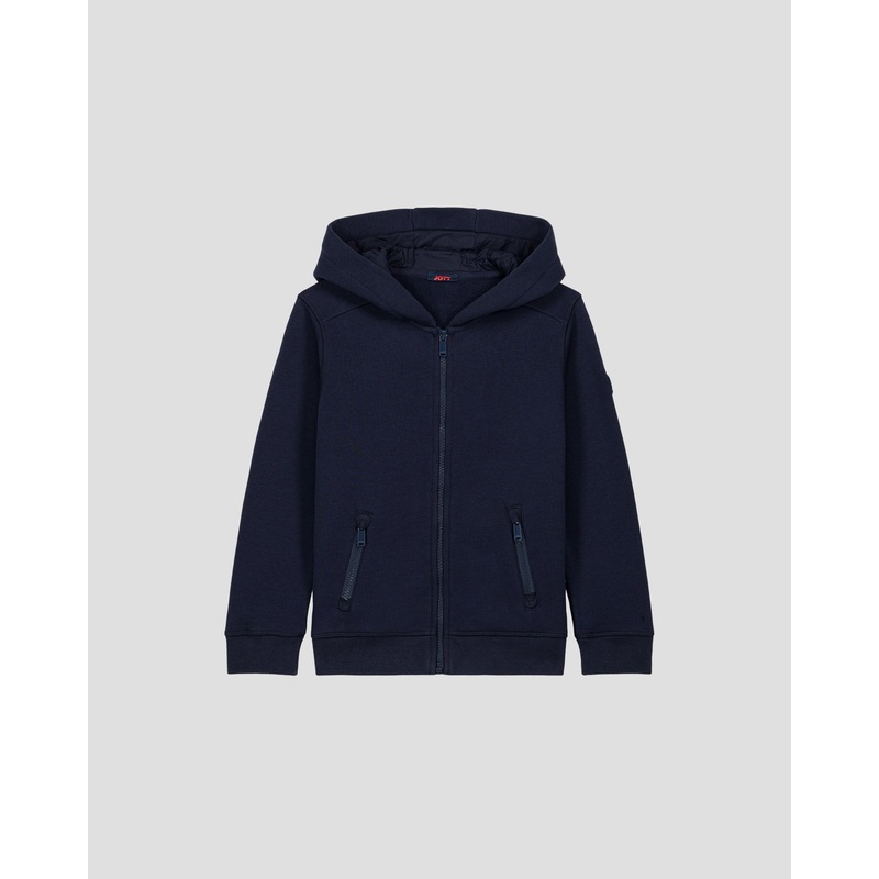 Veste zippe enfant en coton Marine Tango