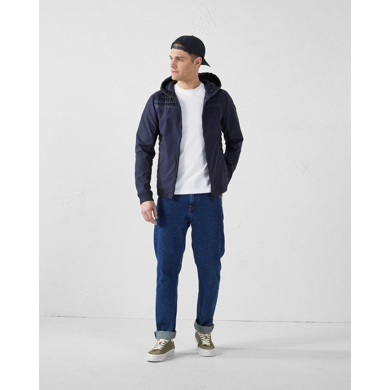 Doudoune bi-matire softshell Marine Paco 2.0