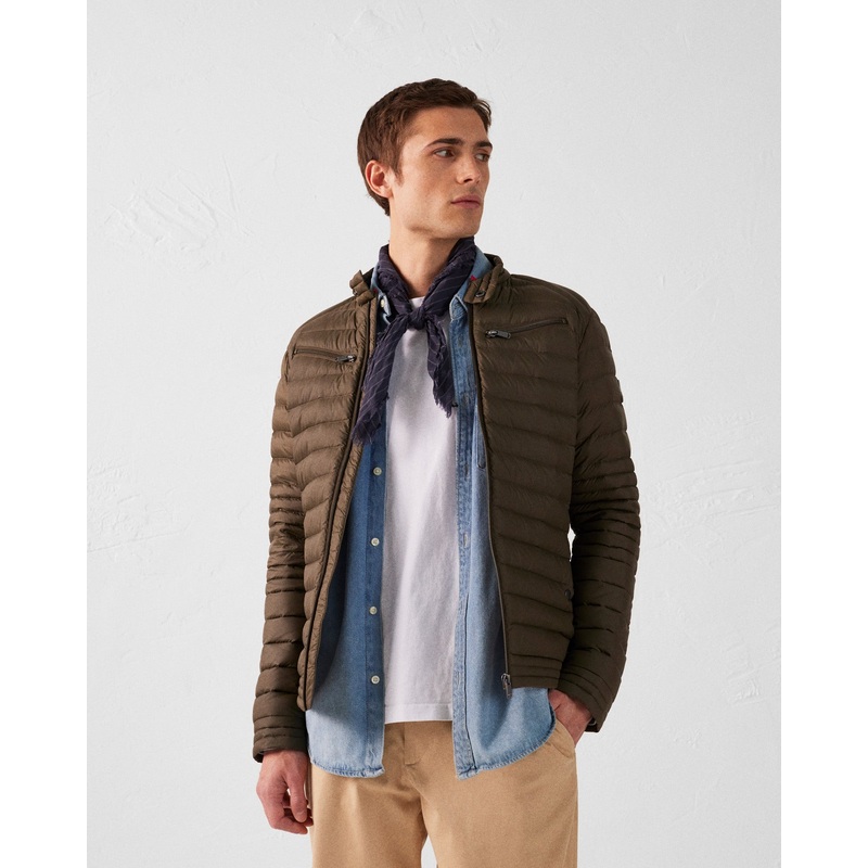 Doudoune coupe motard Army Alek
