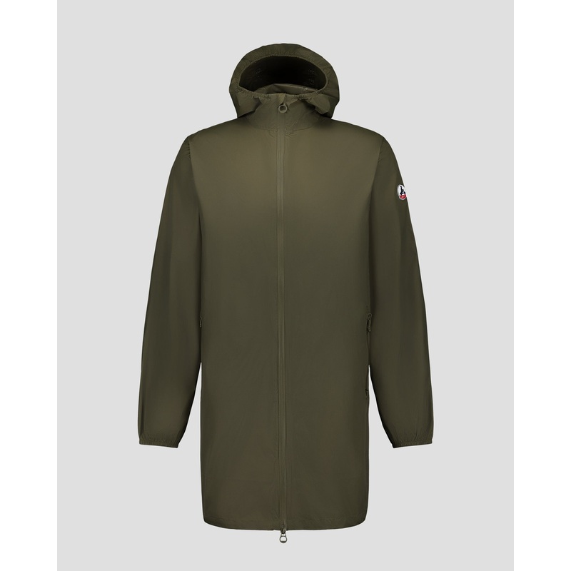 Impermable long  capuche paquetable Army Oban