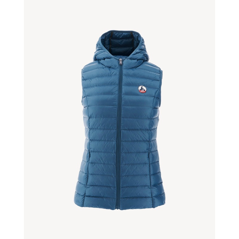 Light sleeveless padded jacket Jeans blue Mali