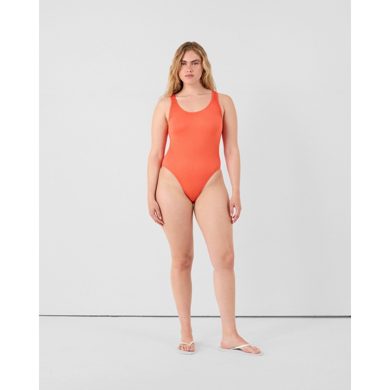 Maillot de bain Taille Unique Rouge feu Dalia