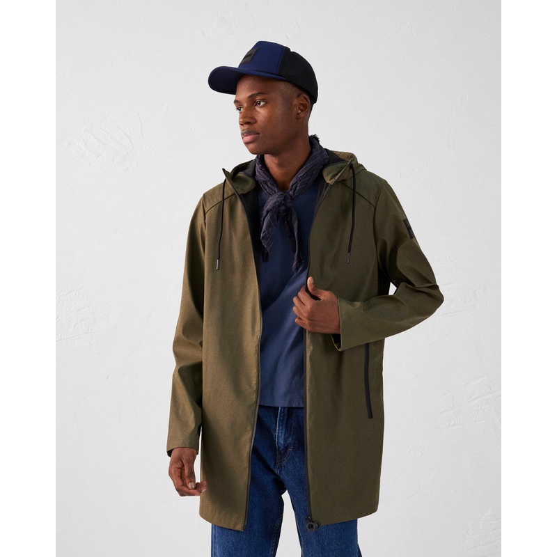 Parka mi-longue lgre Army Chester