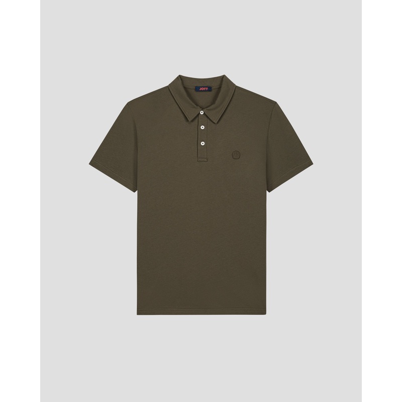 Polo en coton biologique Army Lavan