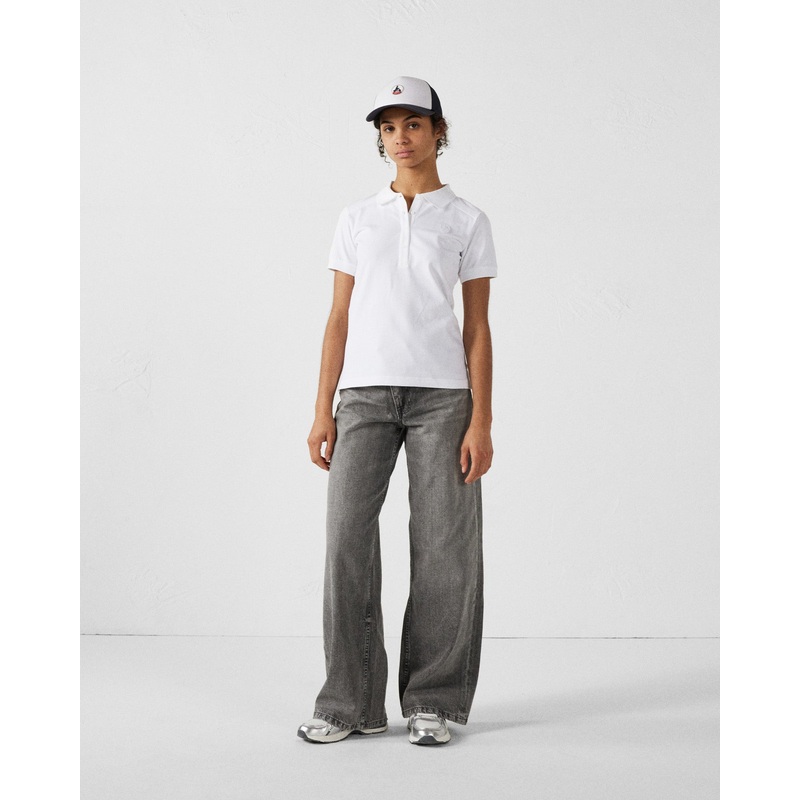 Polo femme Blanc May