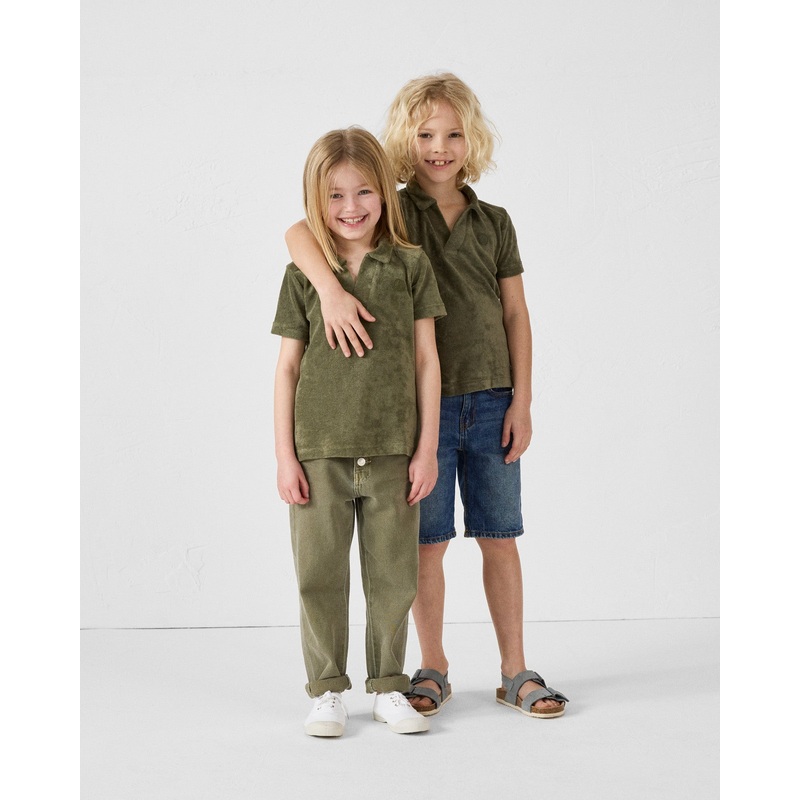 Polo ponge Army Terry