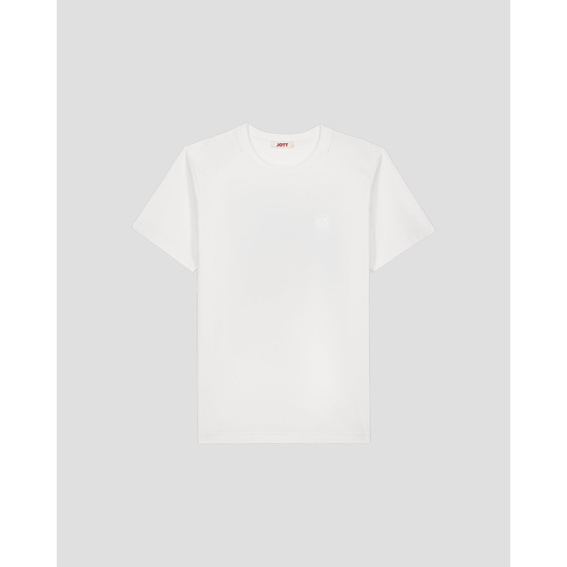 T-shirt col rond en coton Blanc Espar