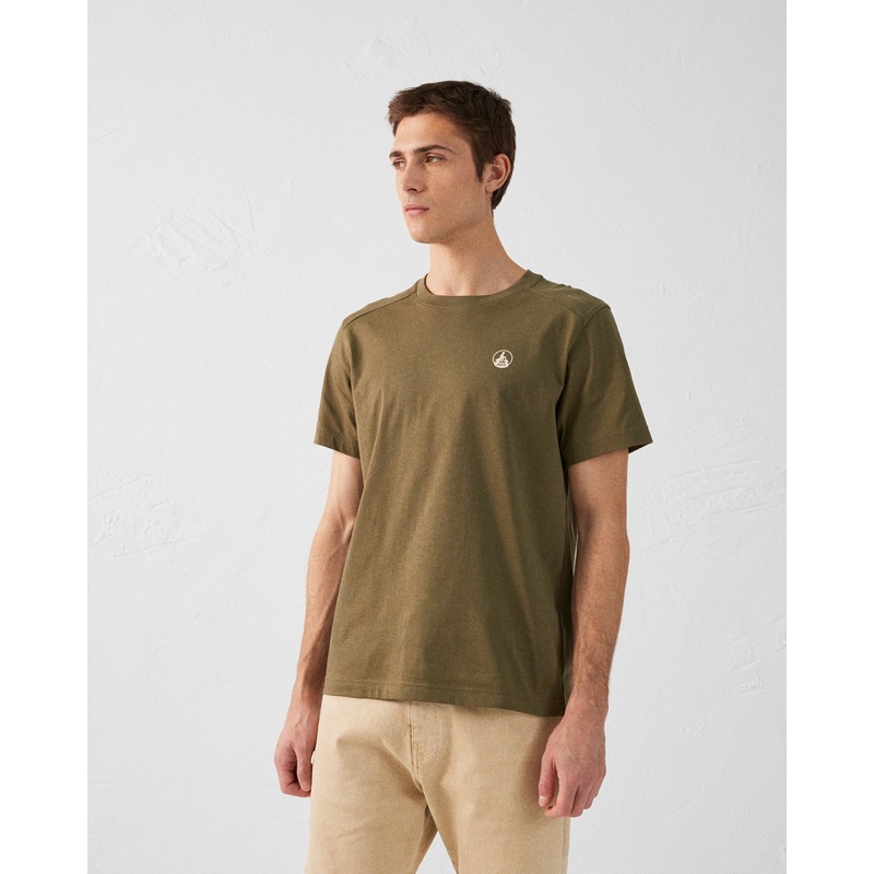 T-shirt col rond homme en coton Army Pedro rear