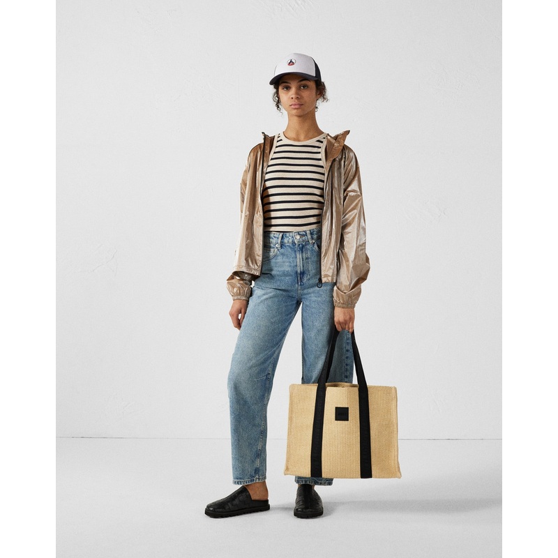 Totebag en raffia Naturel Danika