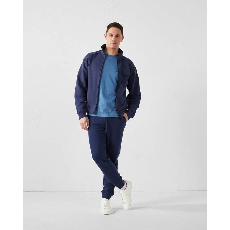 Veste col haut bimatire Marine Roger