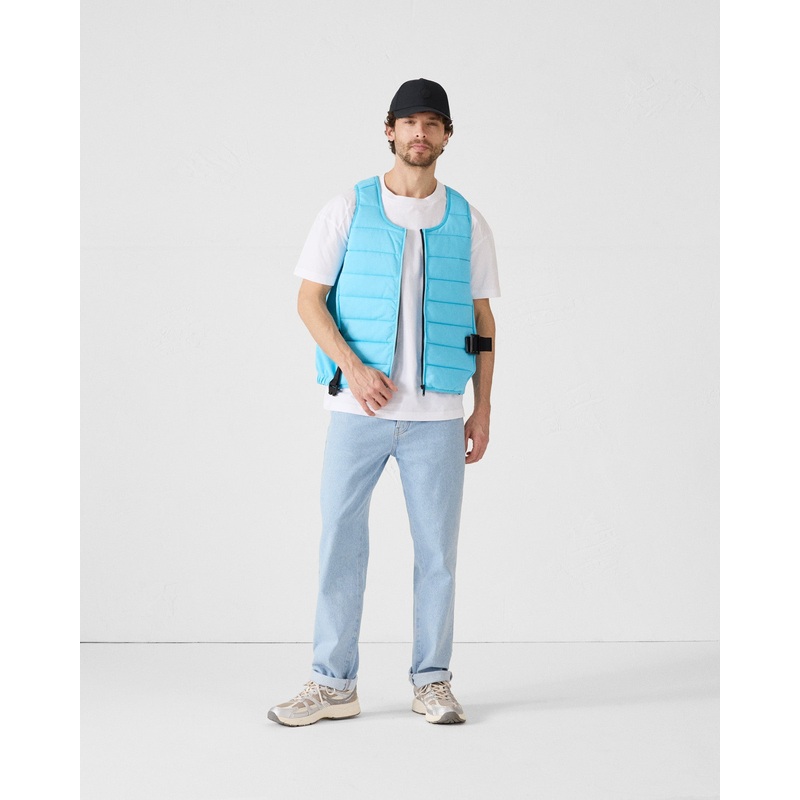 Veste de bain Bleu horizon Mitch logo