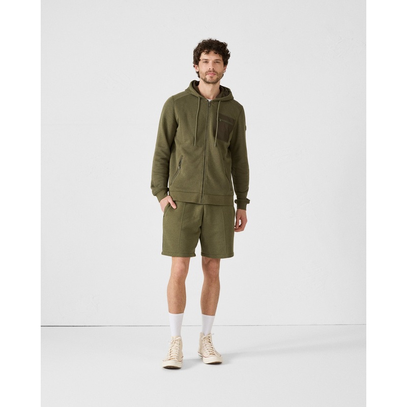 Veste zippe en coton Army Hector