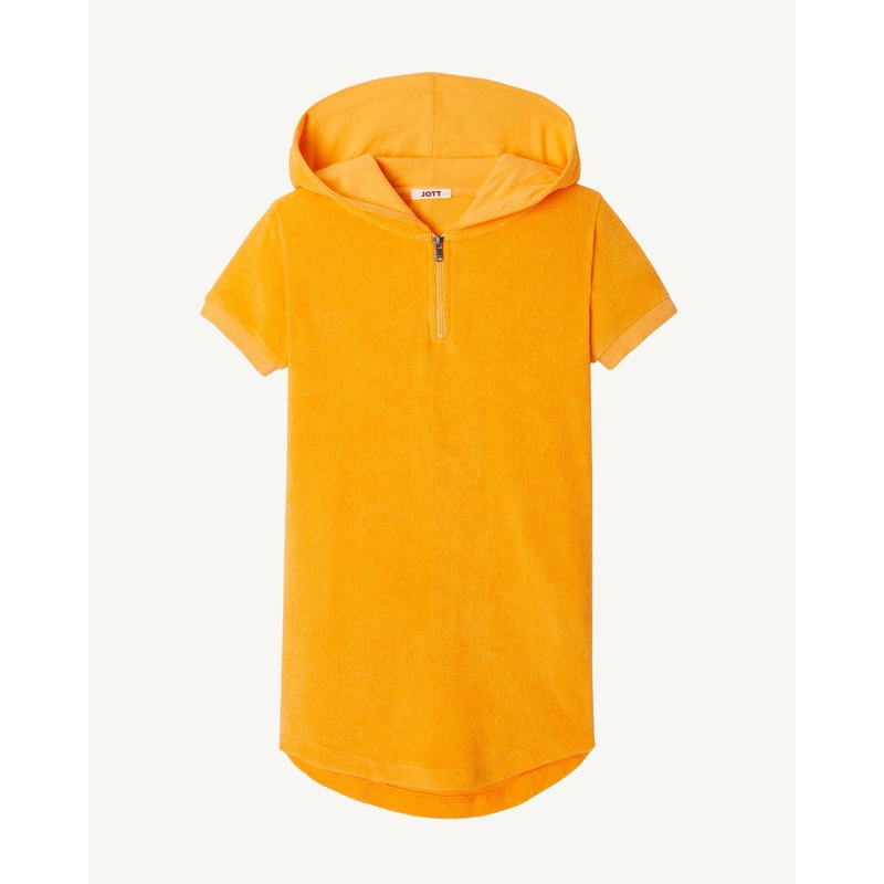 Apricot Kids Mini Hooded Cotton Terry Dress