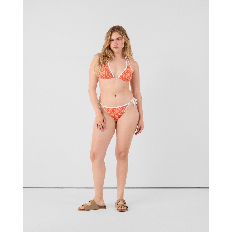 Bas de maillot de bain brsilien Mono rouge feu Maddie monogram bottom
