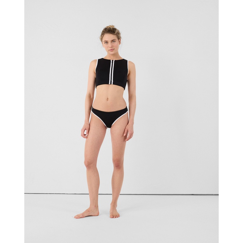 Bas de maillot de bain en noprne Noir Jisoo bottom