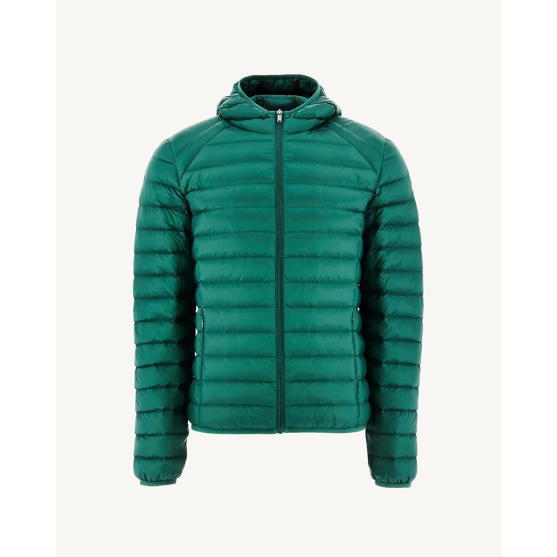 Doudoune lgre  capuche Vert fonc Nico