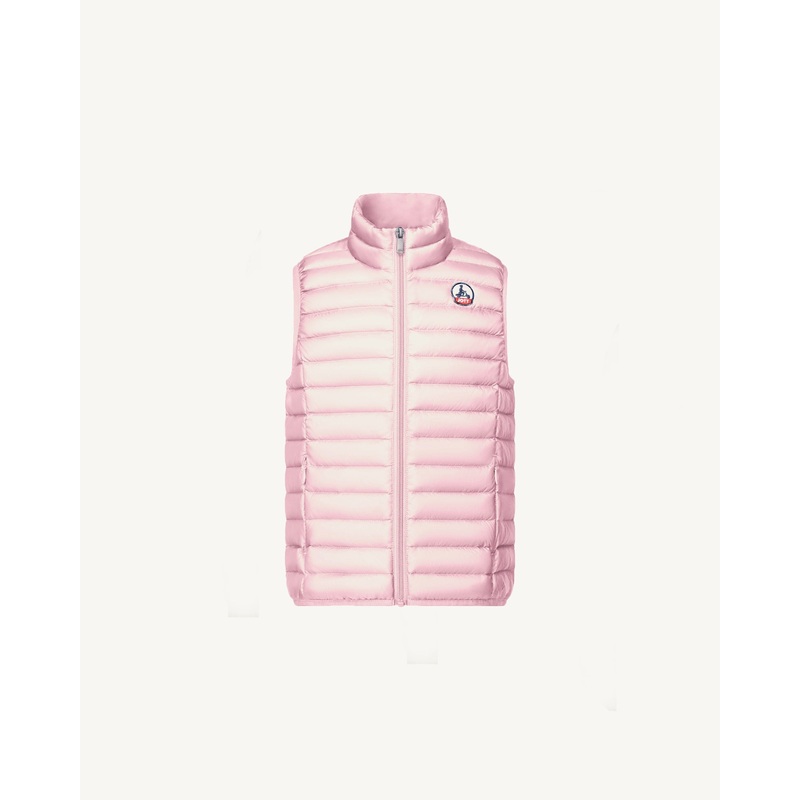 Doudoune sans manches enfant Rose ptale Zoe
