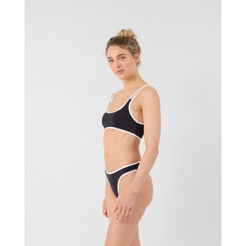 Haut de maillot de bain brassire Noir Maeva top