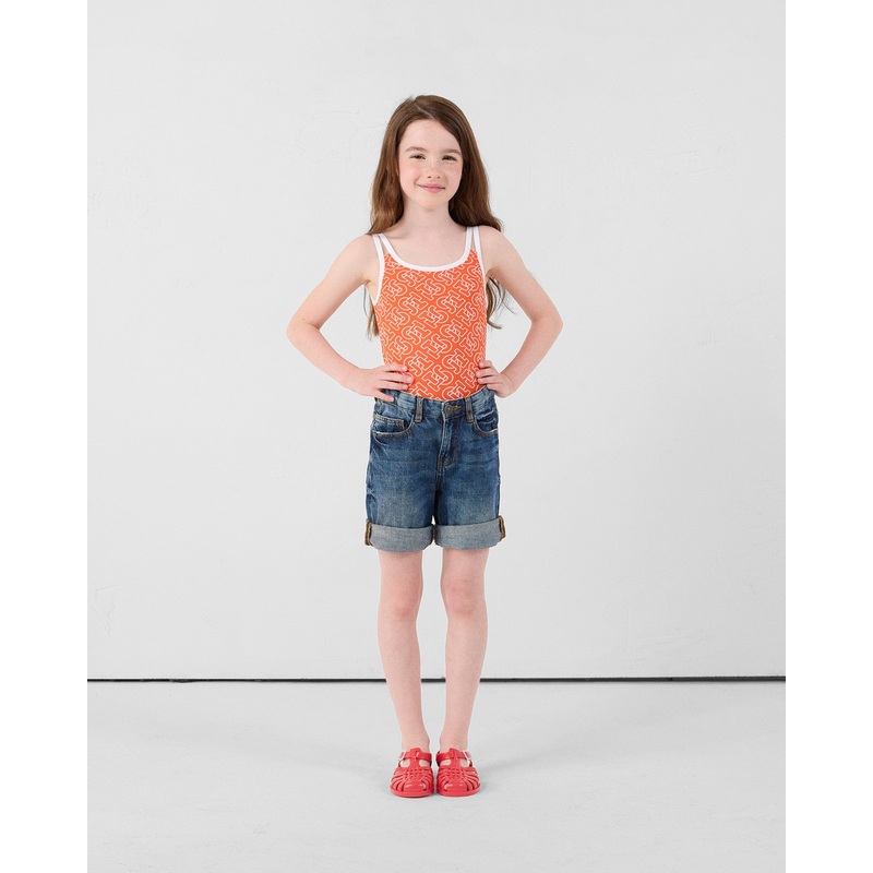 Maillot de bain Mono rouge feu Milla monogram