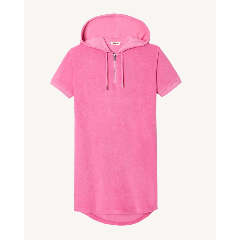 Meg Intense Pink Terry Dress