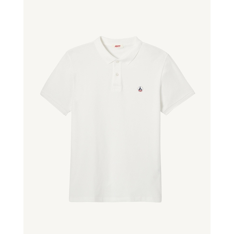 Organic cotton polo shirt White Marbella