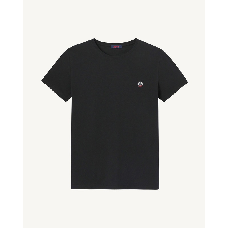 Organic cotton t-shirt Black Pietro