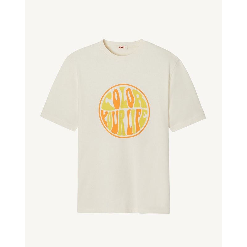 Organic cotton t-shirt Ecru Adela