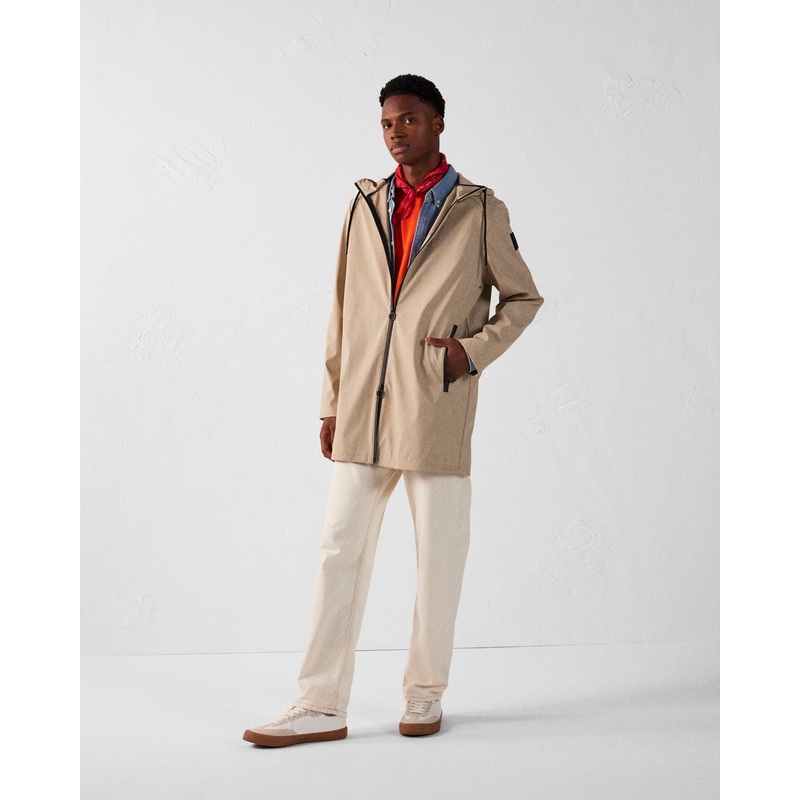 Parka mi-longue lgre Beige Chester