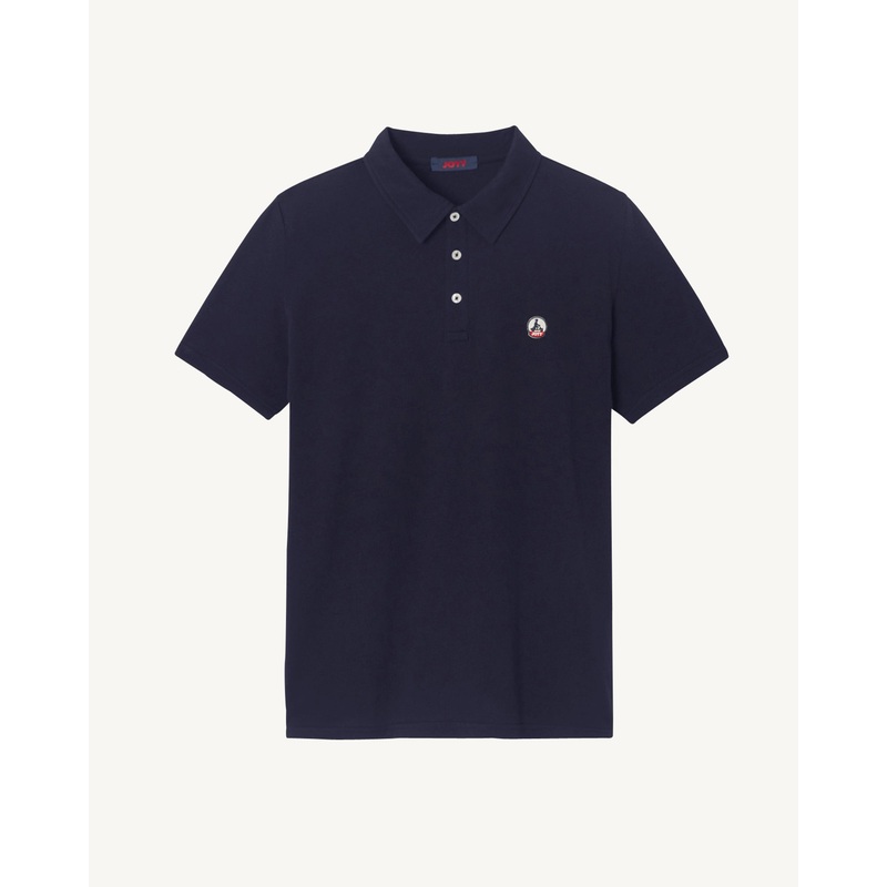 Polo en coton biologique Marine Lavan