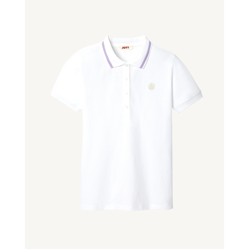 Polo stretch Blanc Gaia
