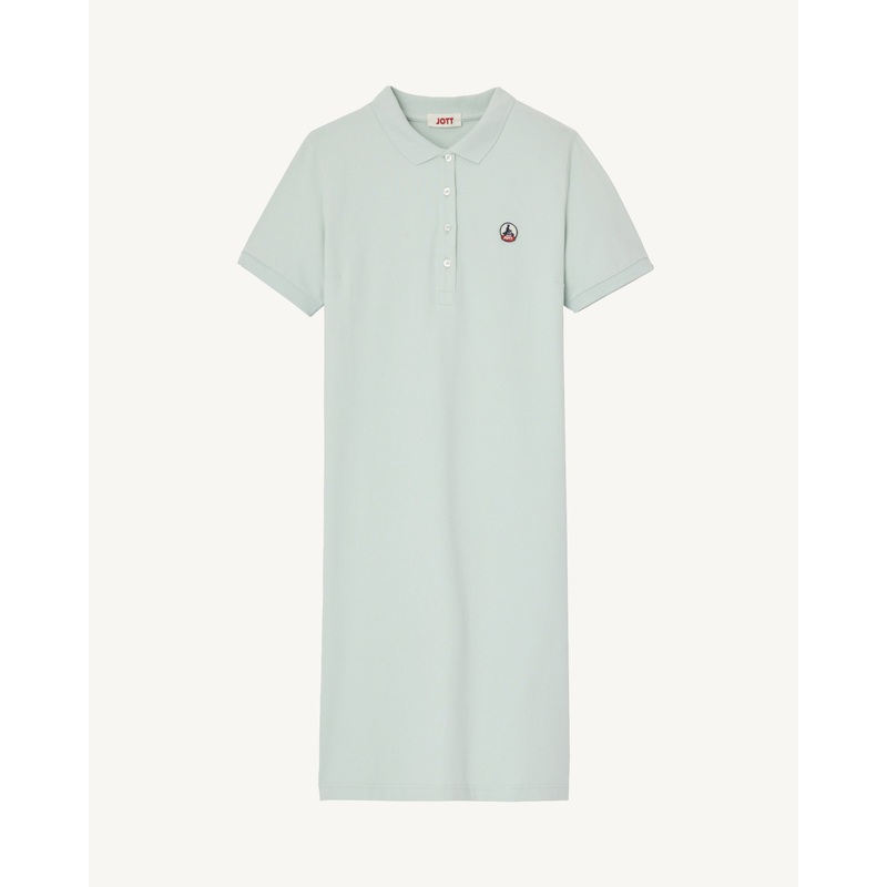Robe polo en coton biologique Menthe poivre Palma