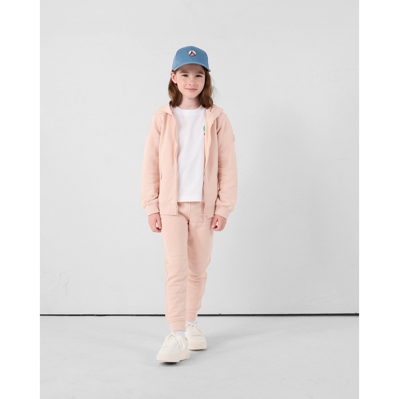 Veste zippe enfant en coton Pche clair Tango