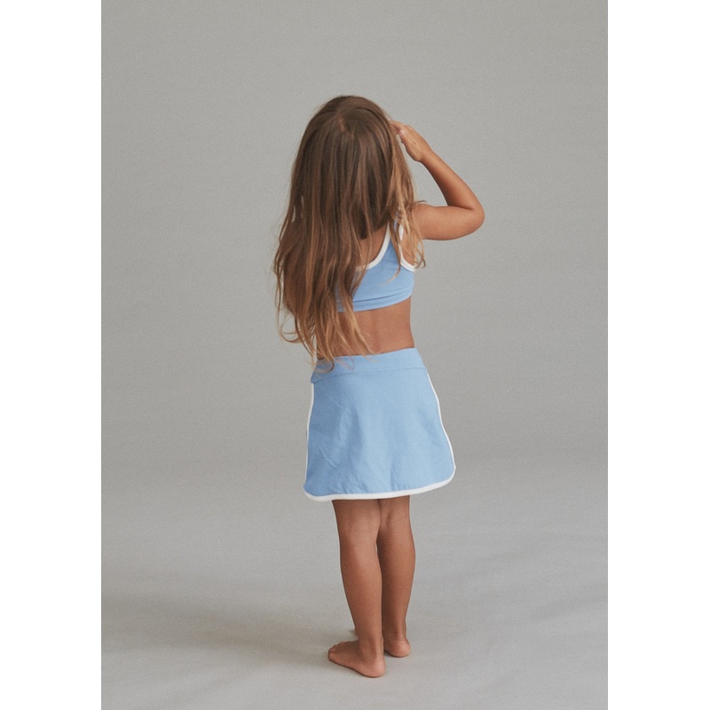 KIDS LANEY PIPED SKIRT - RESORT 2024